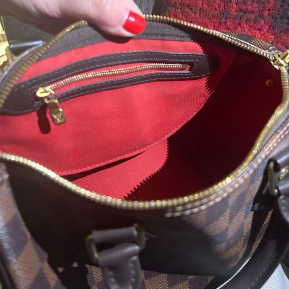 Louis Vuitton Damier Ebene Speedy Bandouliere 25 - Picture 15 of 16